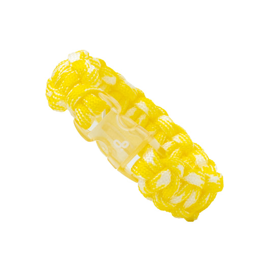 Pulsera Paracord Amarillo Solar - 16.5 cm