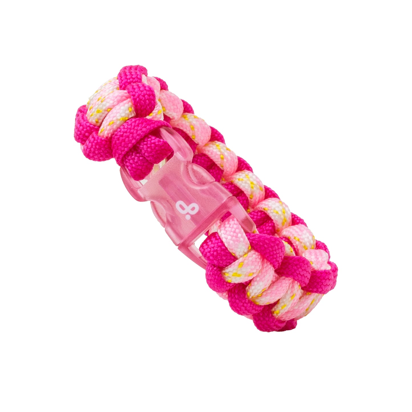 Pulsera Paracord Rosa Ácida 16.5 cm