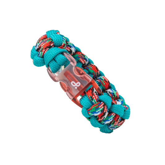 Pulsera Paracord Aqua Pop - 15.5cm