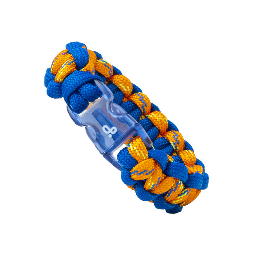 Pulsera Paracord Azul Pop - 16cm