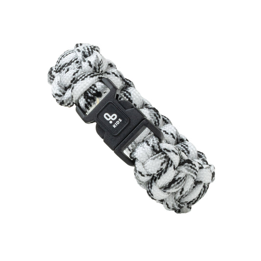 Pulsera Paracord Negro Artico - 16cm