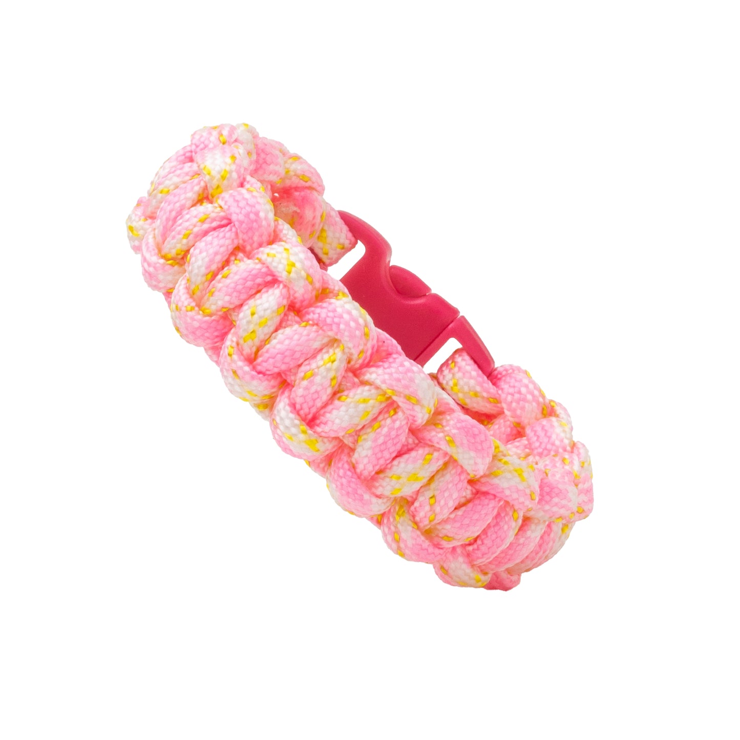 Pulsera Paracord Rosa Rayo - 16.5 cm