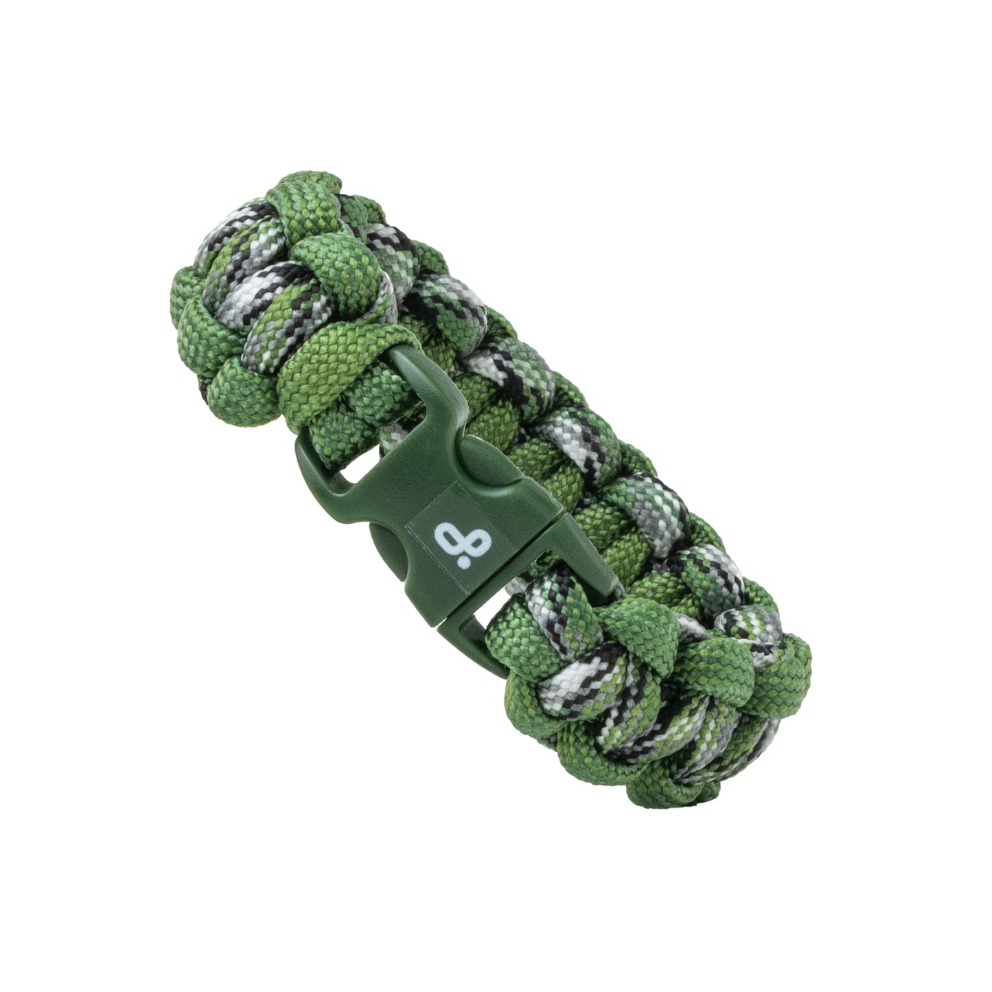 Pulsera Paracord Verde Mix - 16cm